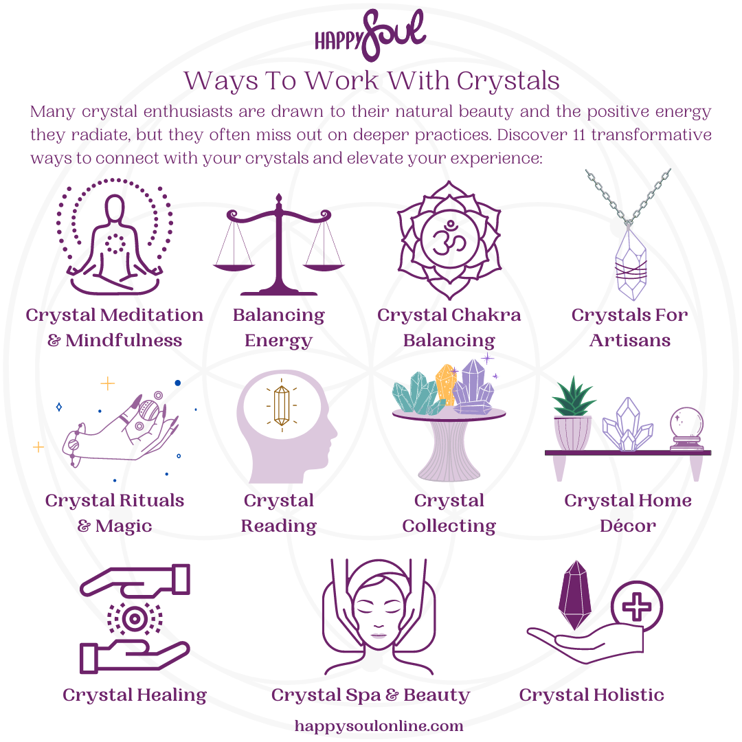 The Ultimate Guide to Working with Crystals: 11 Transformative Practices