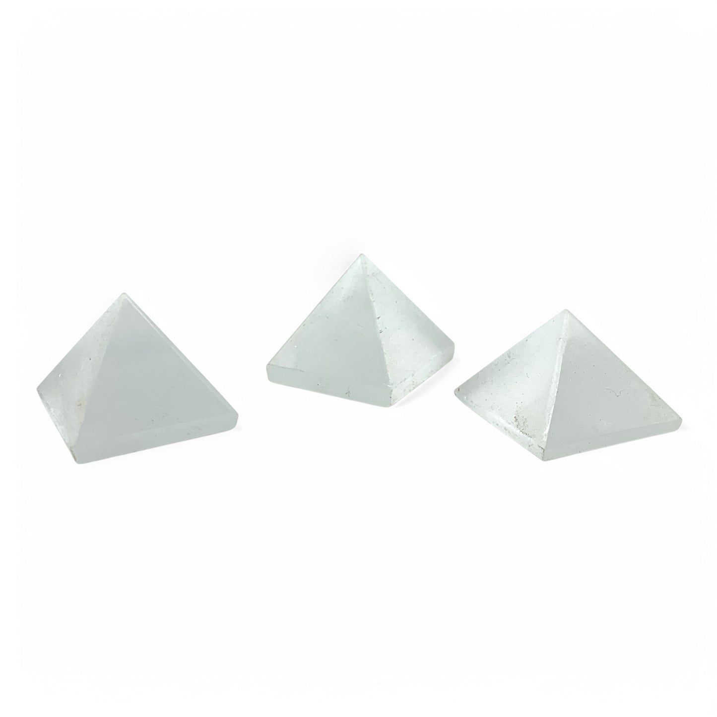 Selenite Pyramid $20