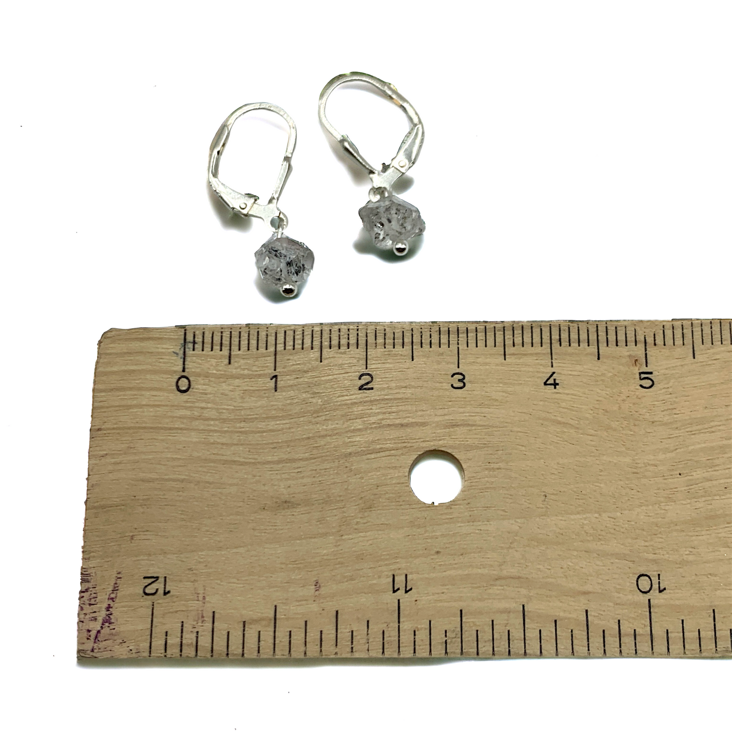 Earrings Hook - Herkimer Diamond $60