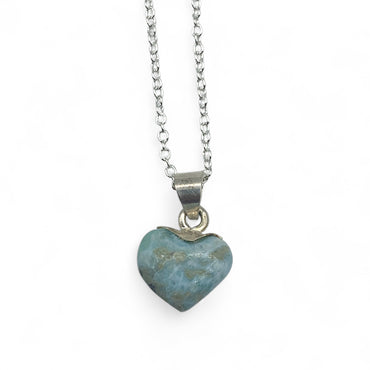 Necklace - Larimar Mini Heart