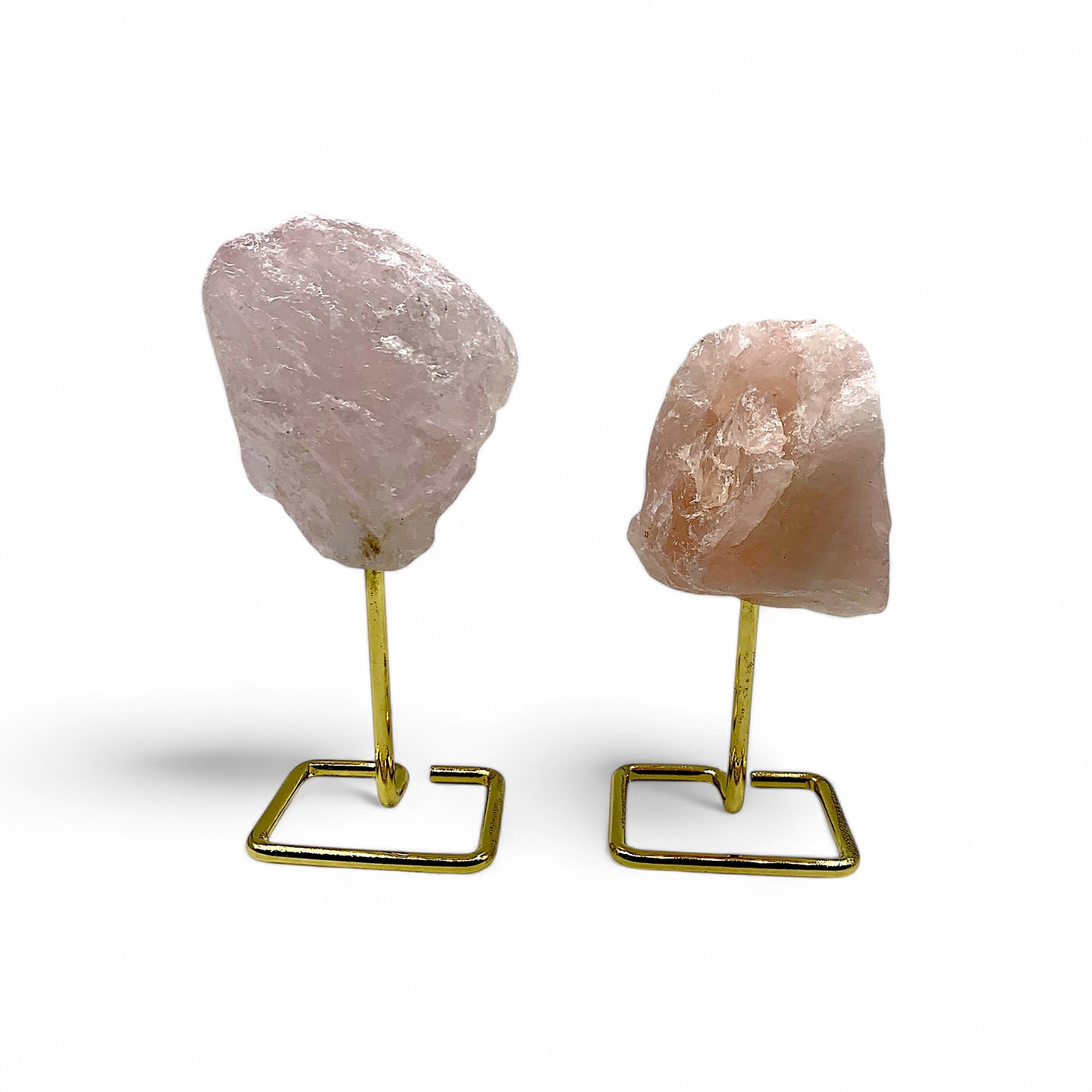 Rose Quartz Raw on Stand $45
