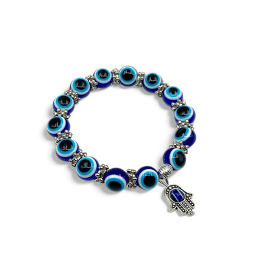 Bracelet - The Eye With Hamsa Hand Charm