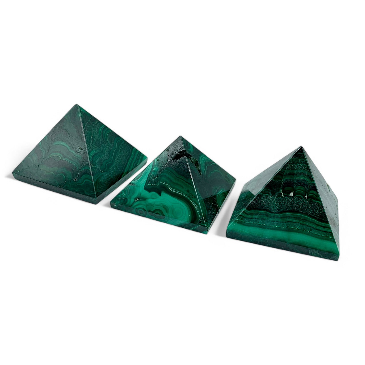 Malachite Pyramid $70