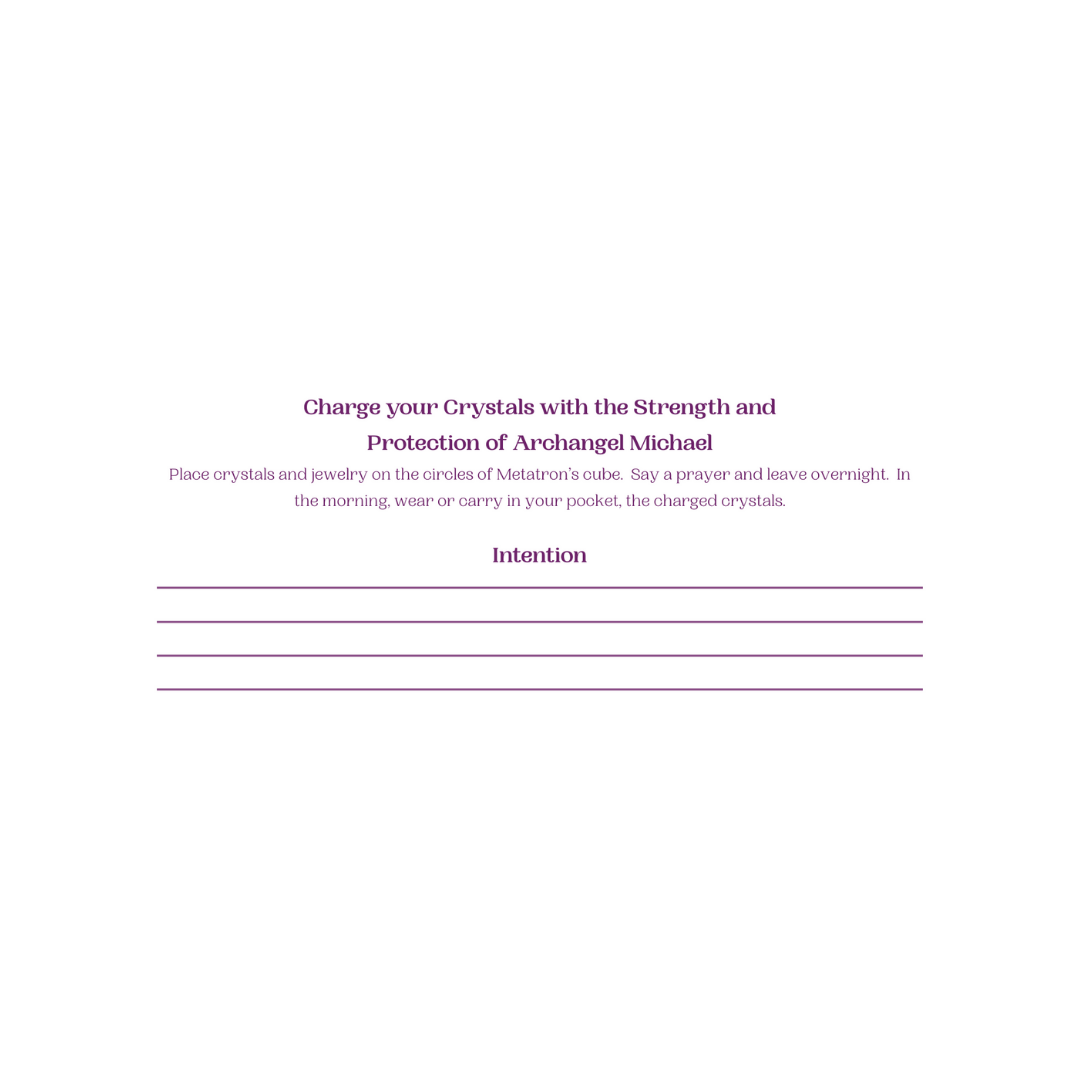 Alter Grid Sheet - Crystal Charging & Intention Grids