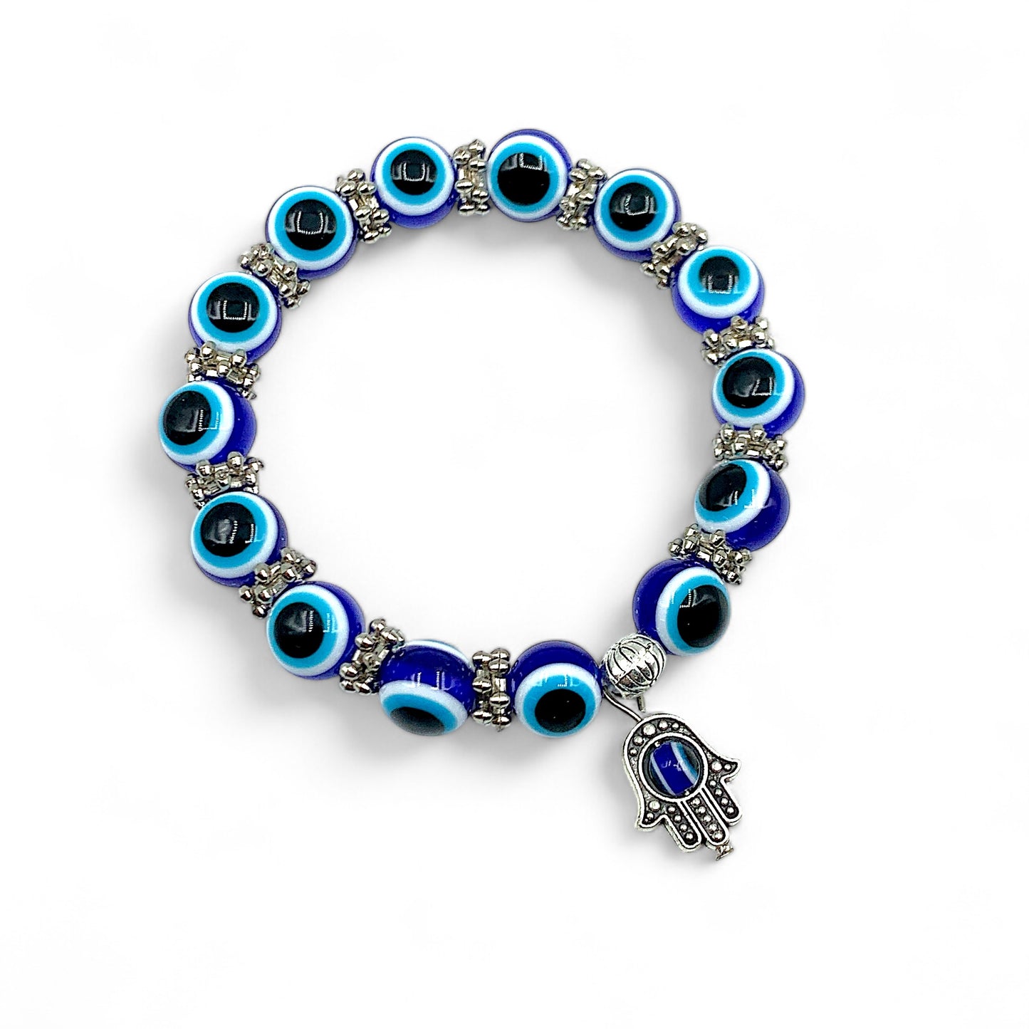 Bracelet - The Eye With Hamsa Hand Charm