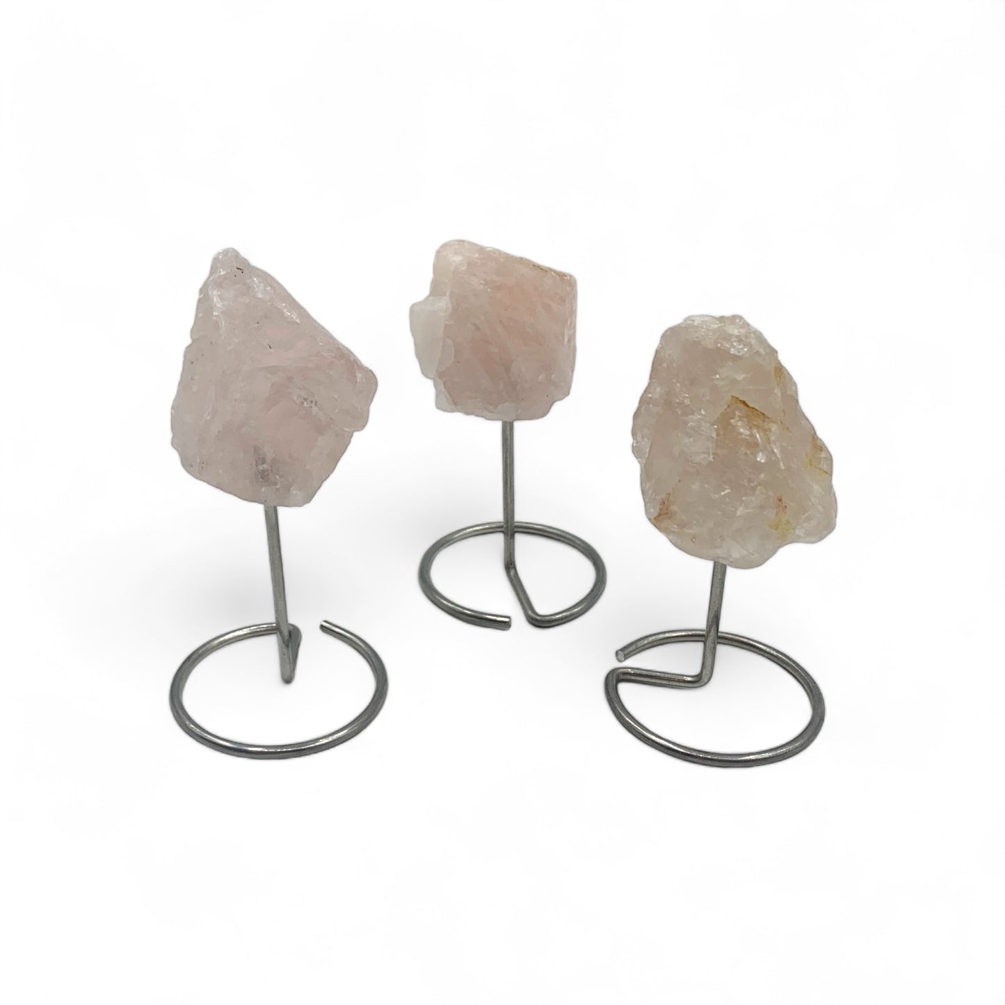 Rose Quartz - Raw on Stand $20