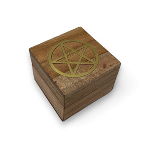 Pentacle Wood Box