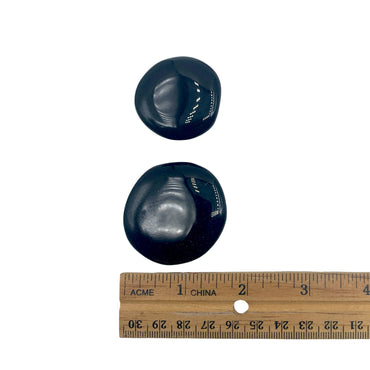 Obsidian - Silver Palmstone $15