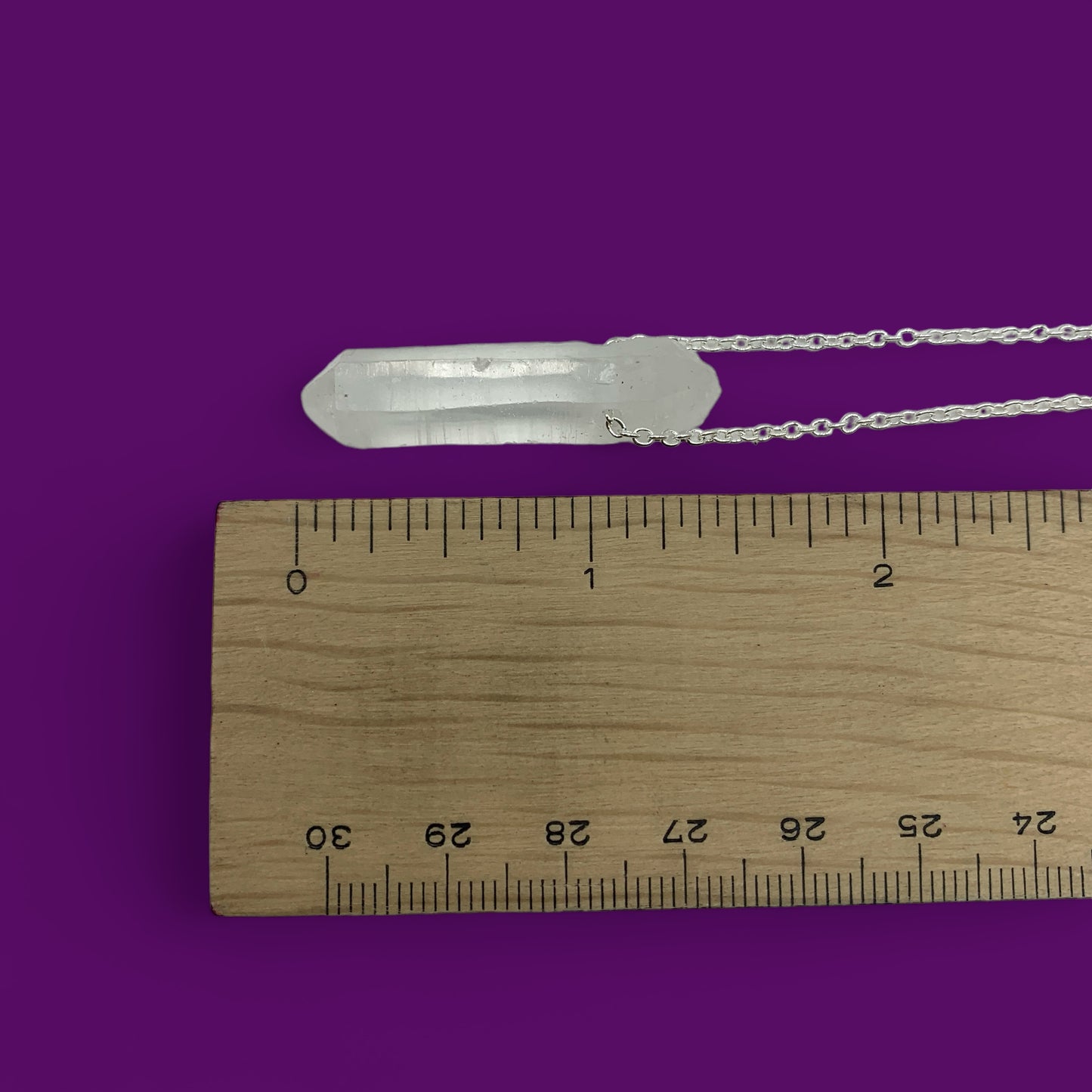 Necklace - Clear Quartz Point $30