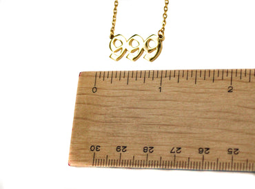 Necklace - Angel Number 999