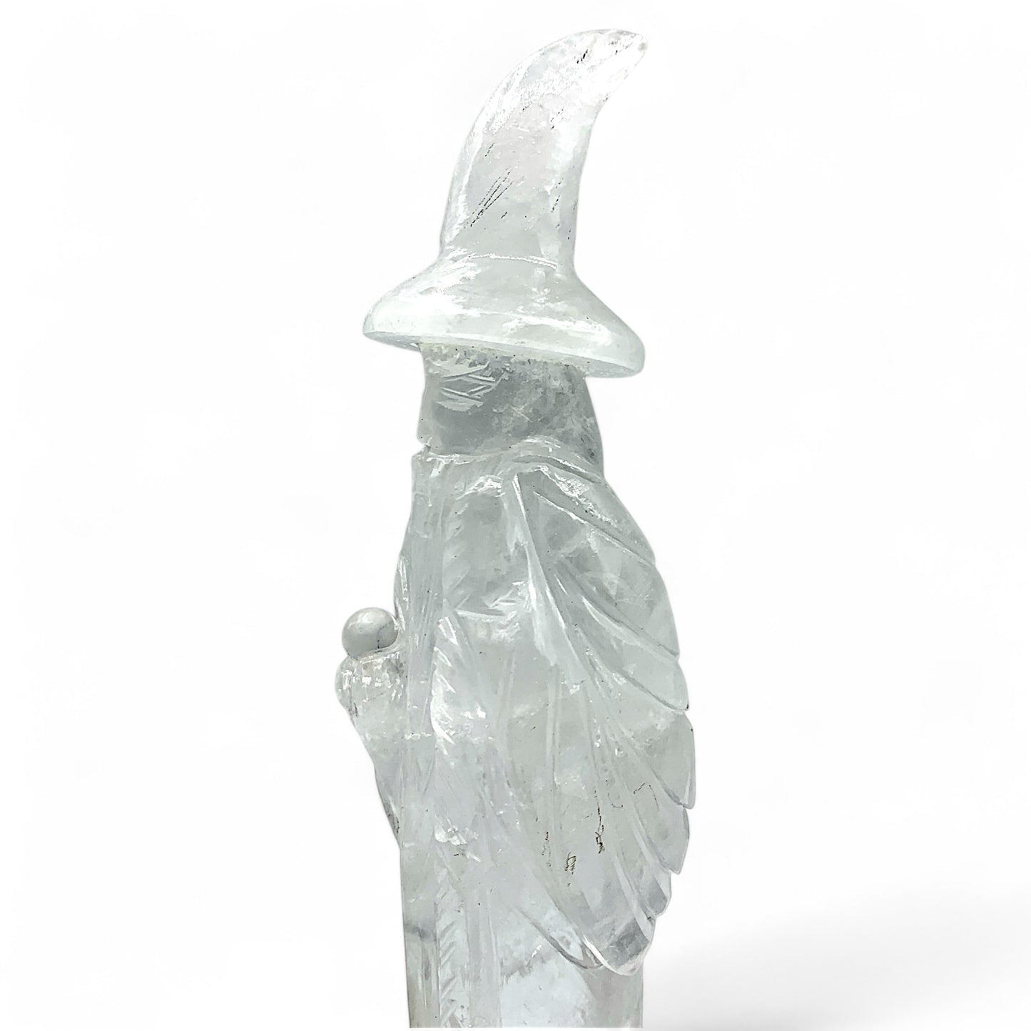 Lemurian Wizard Carving $300