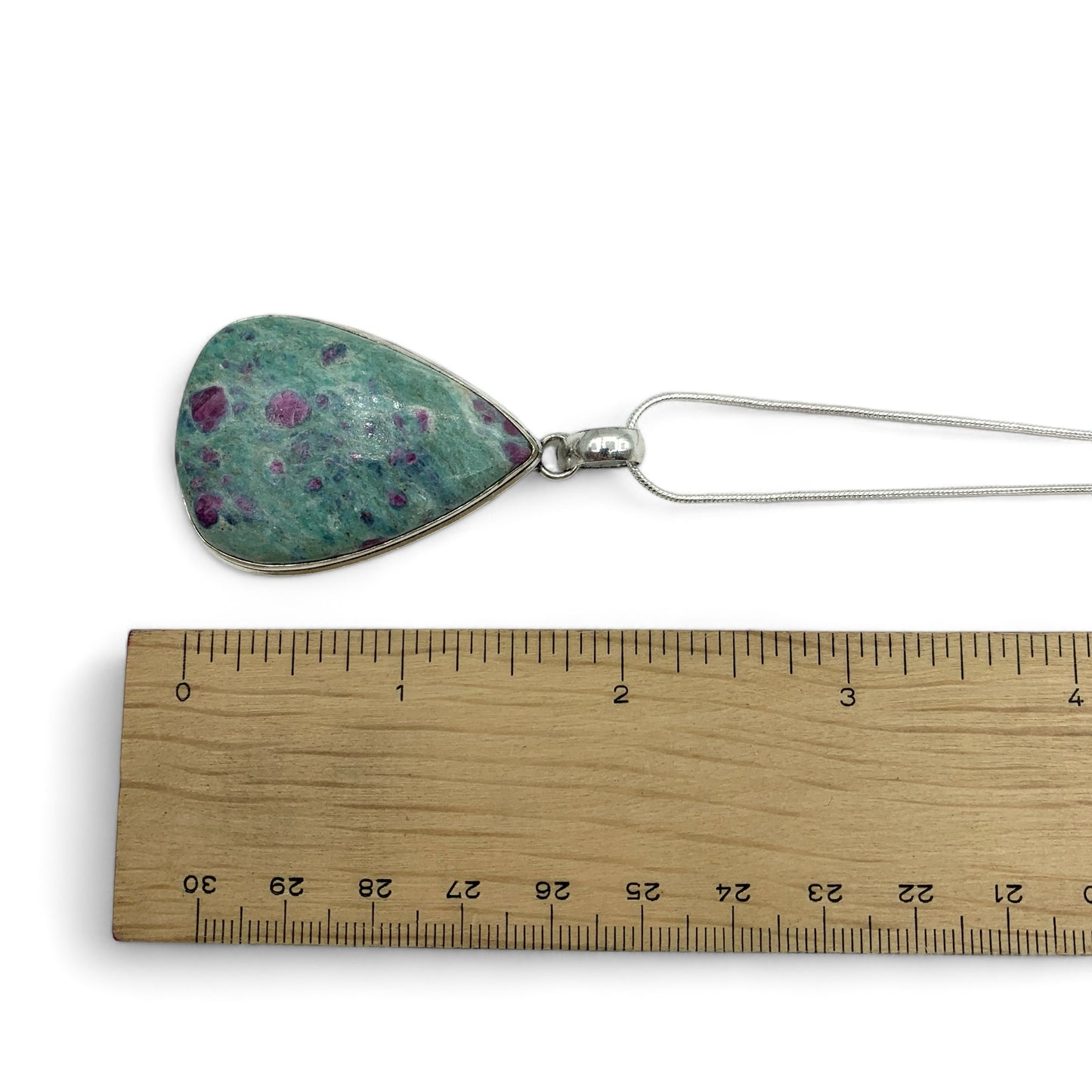 Necklace - Ruby Fuchsite Assorted Shapes $45