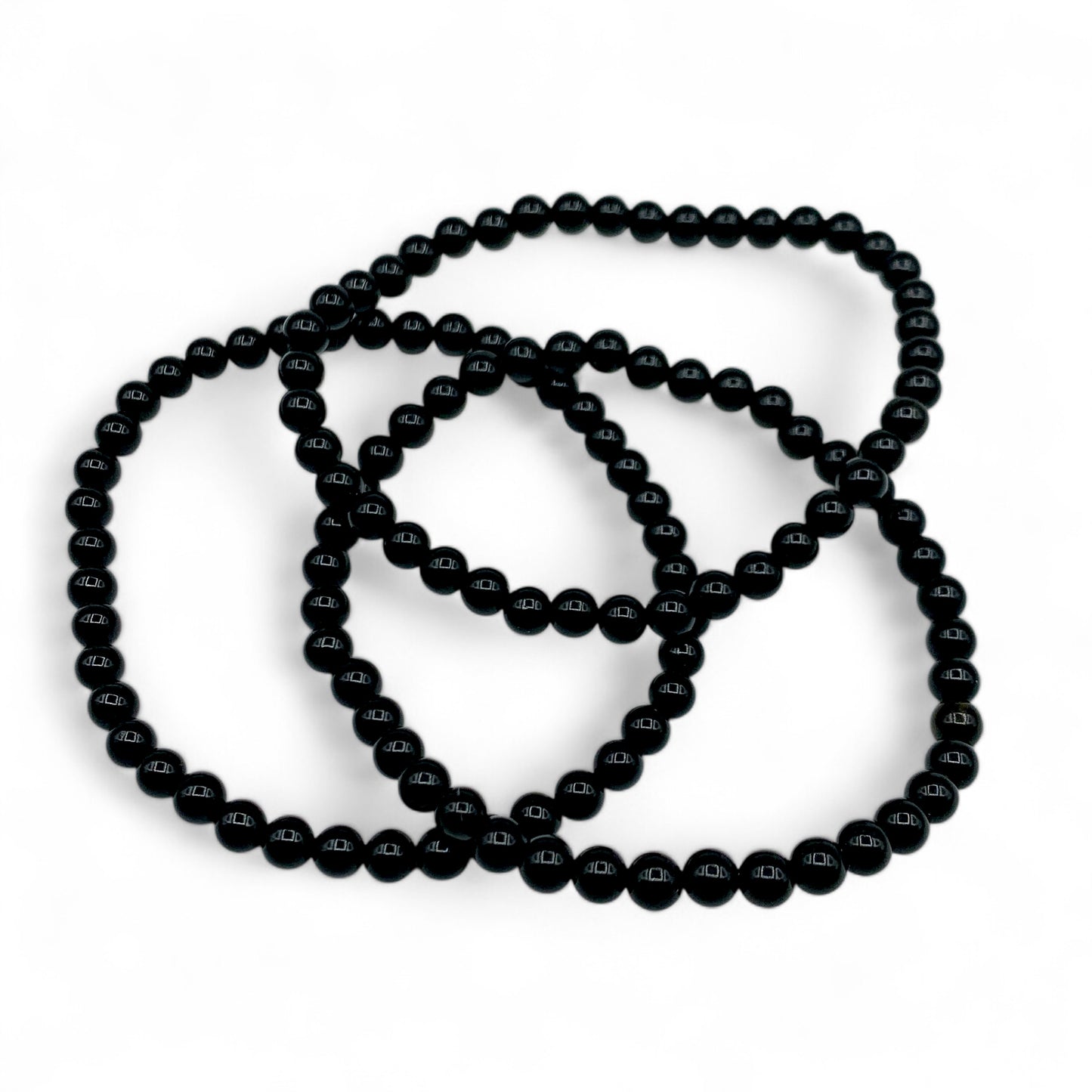 Bracelet - Obsidian 4mm