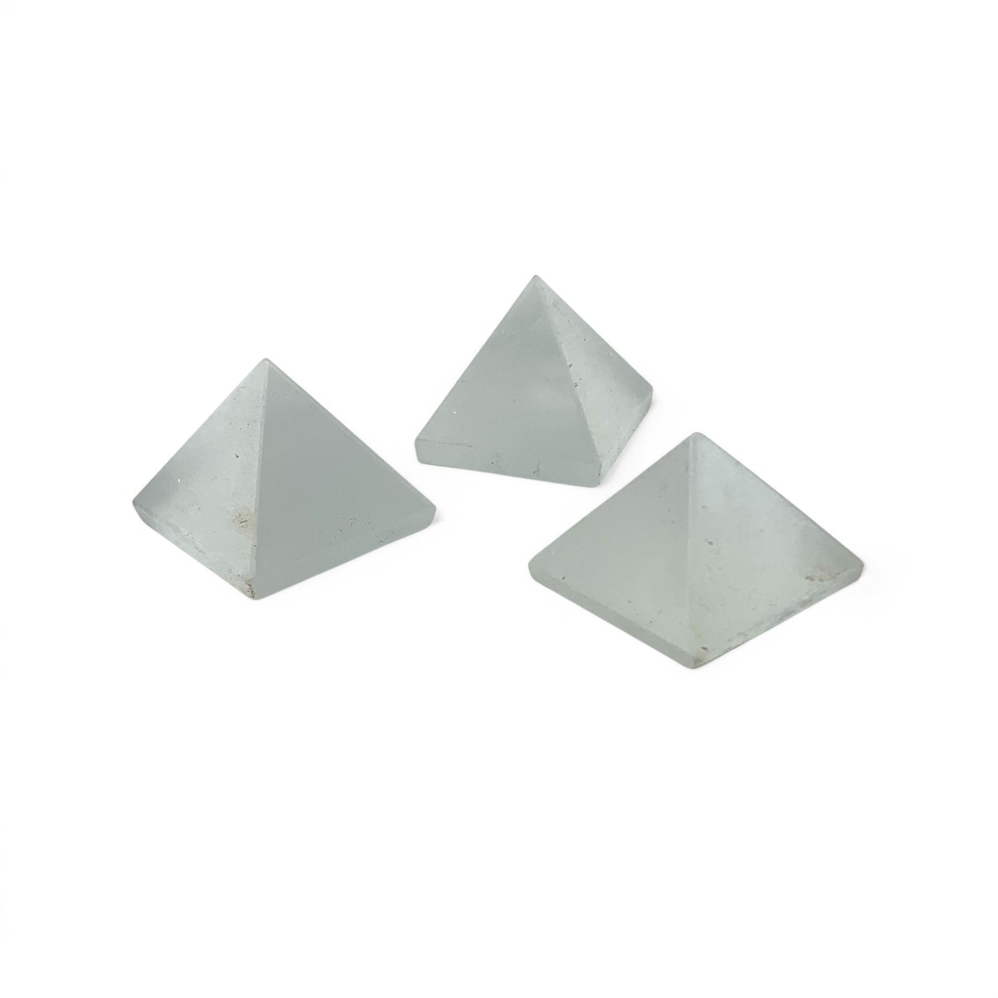 Selenite Pyramid $20