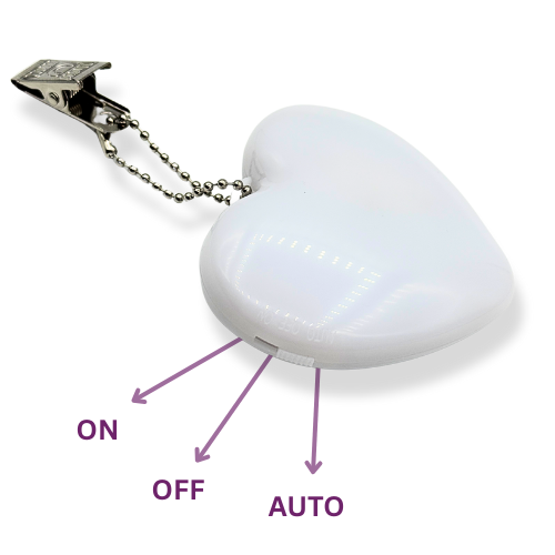Heart-Shaped Bag Light