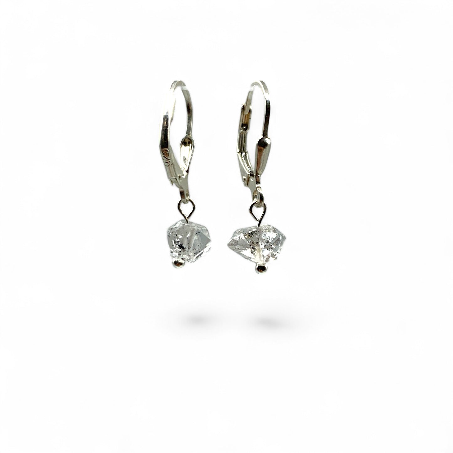 Earrings Hook - Herkimer Diamond $60