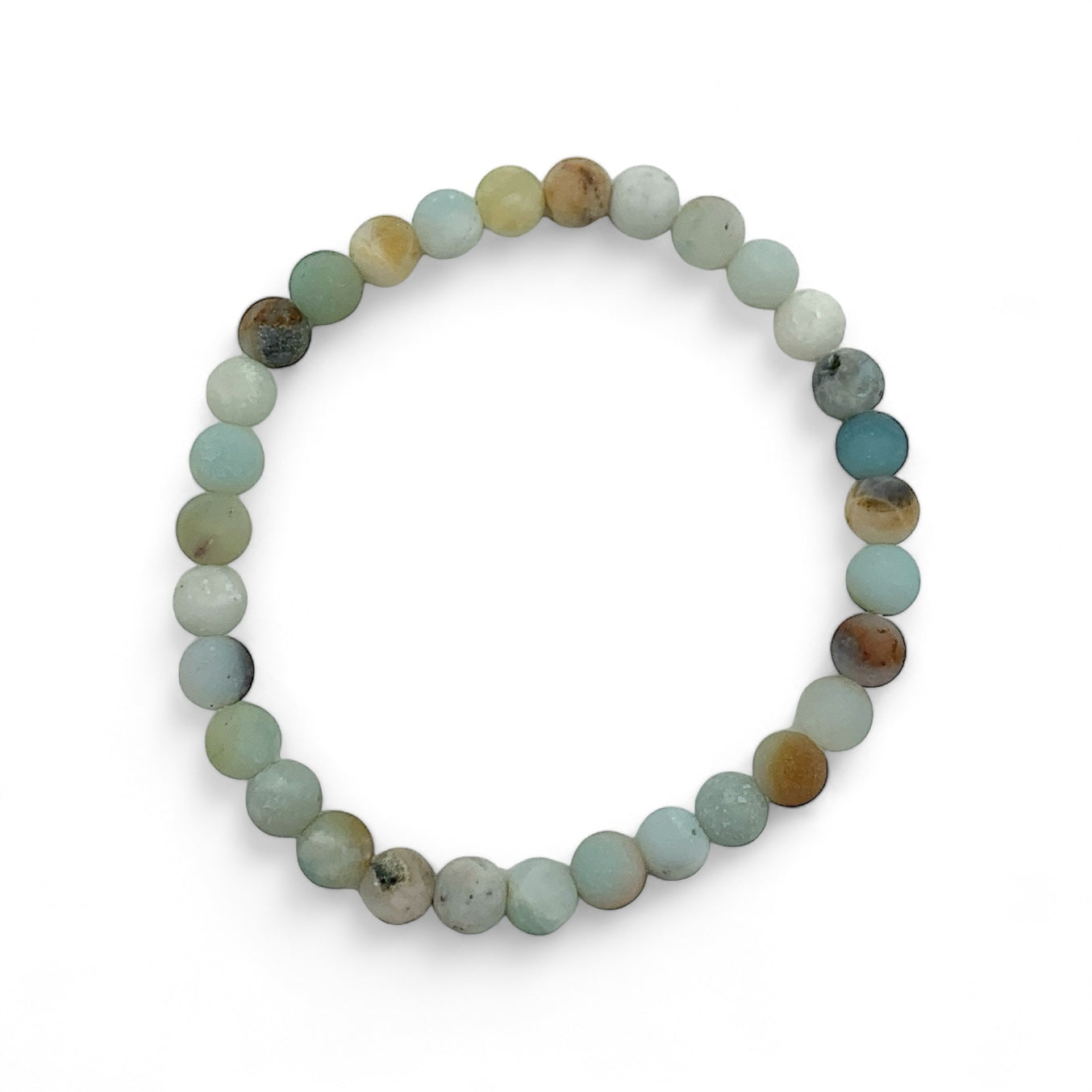 Bracelet - Amazonite Multi-Colour Matte 6mm $25