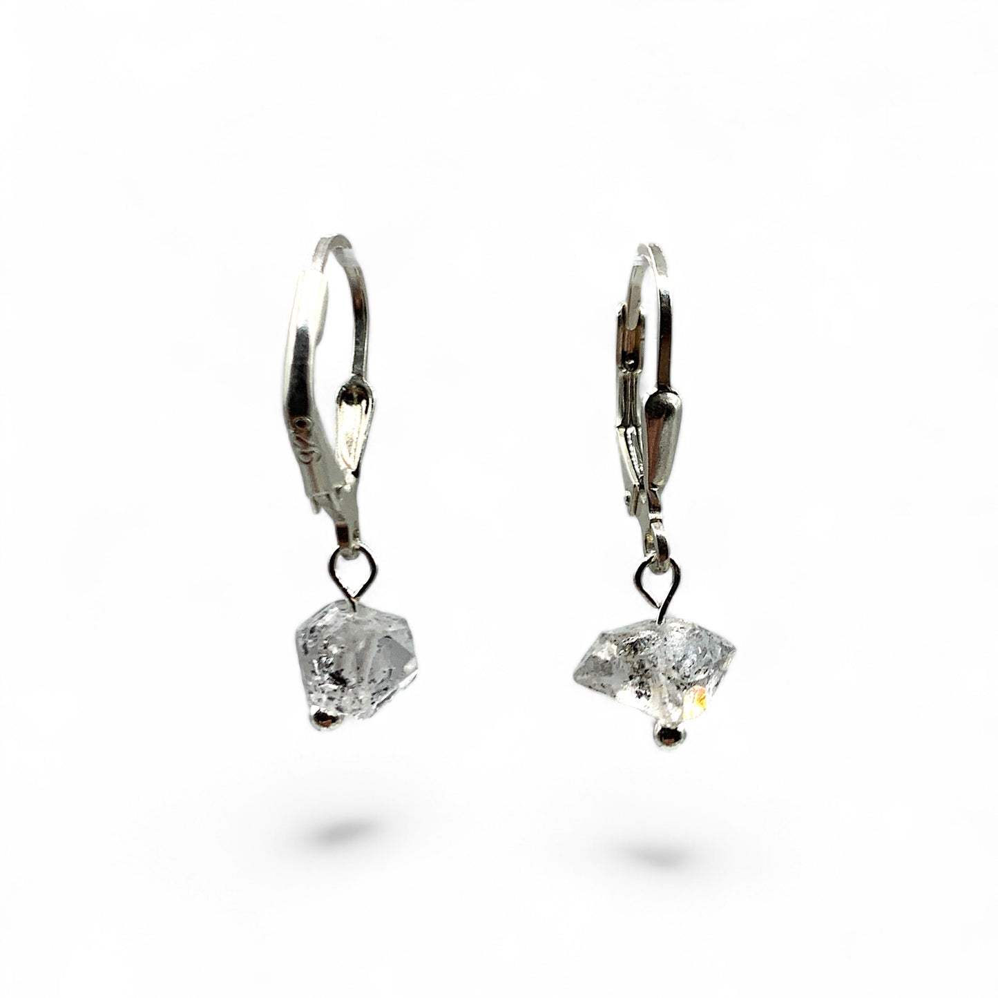 Earrings Hook - Herkimer Diamond $60