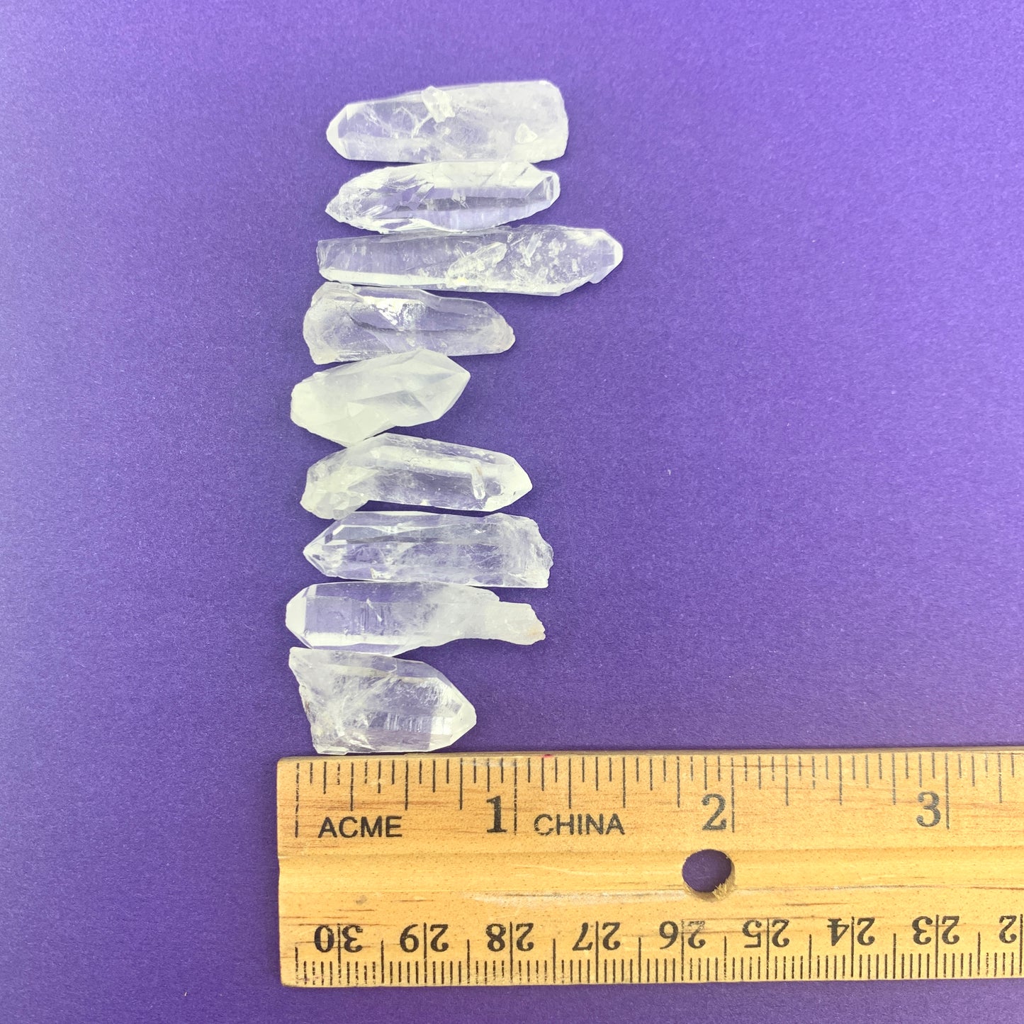 Clear Quartz - Lemurian Points $3
