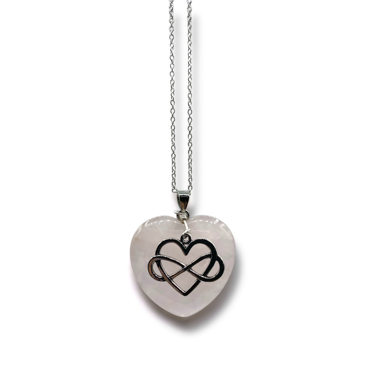 Necklace - Rose Quartz Heart $40