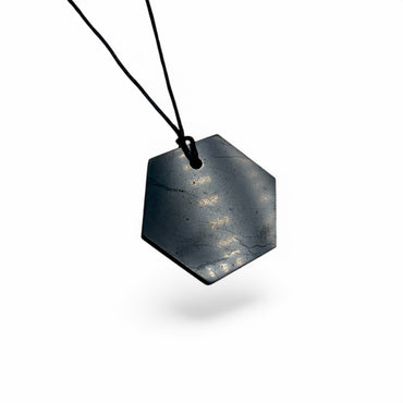 Necklace Shungite Hexagon $25