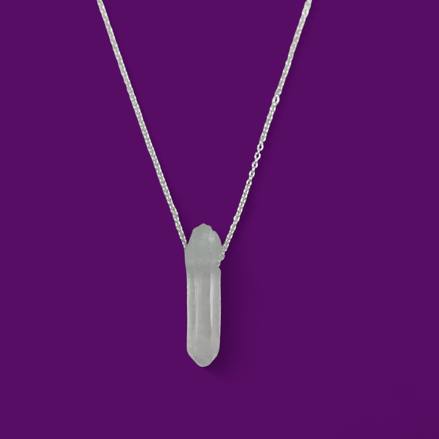 Necklace - Clear Quartz Point $30