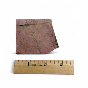 Rhodonite Raw Slice