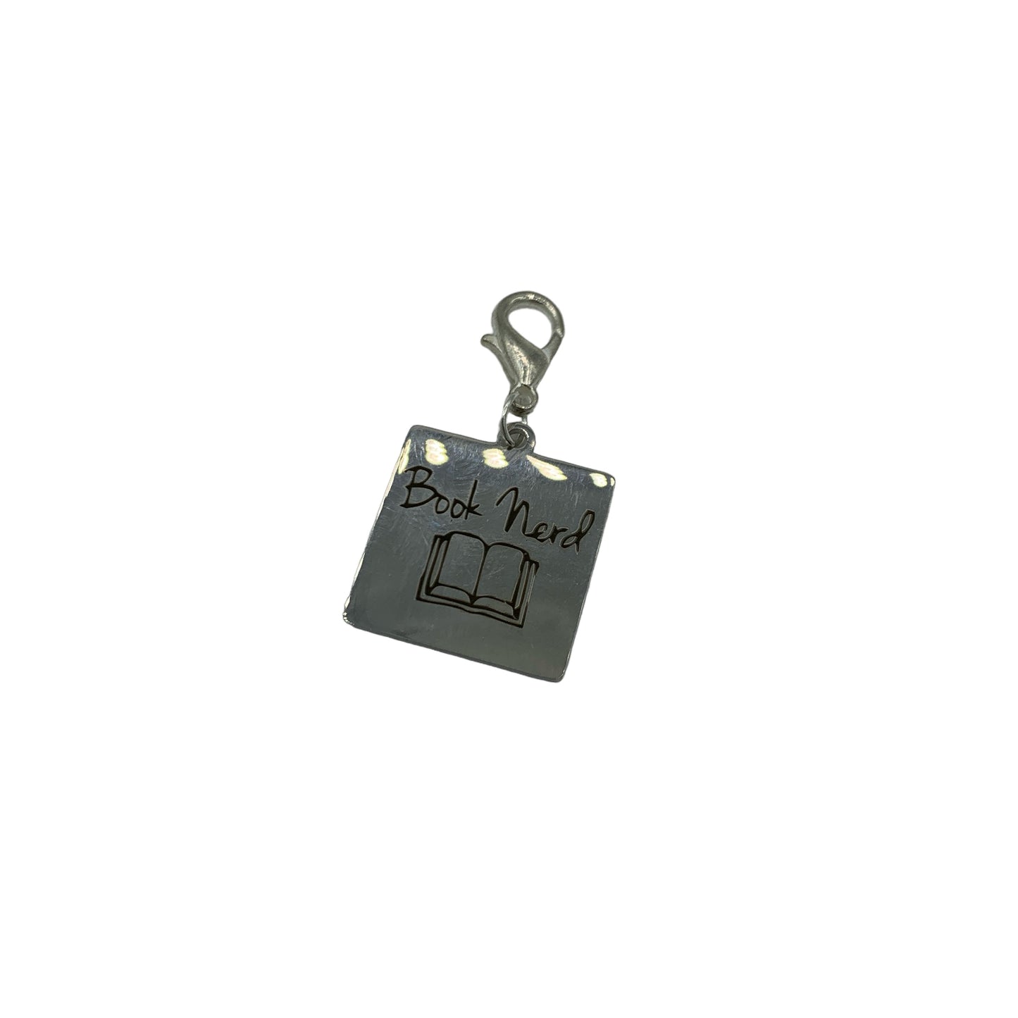 Charm - Book Nerd Silver $5