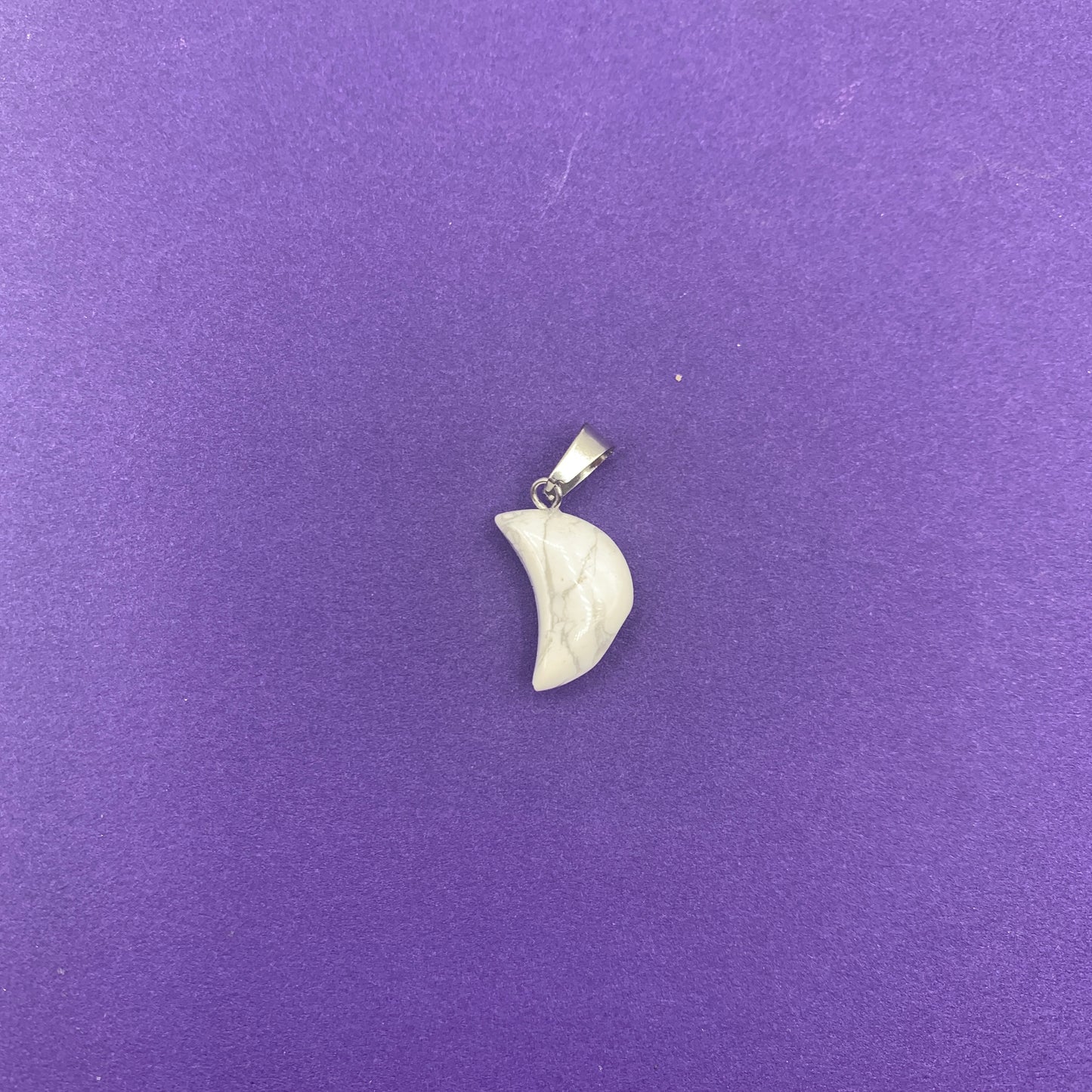 Pendant - Howlite Moon