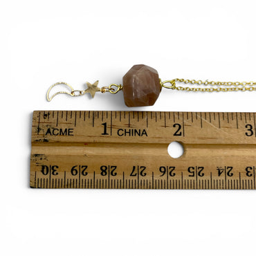 Necklace - Moonstone Earthy Celestial $25