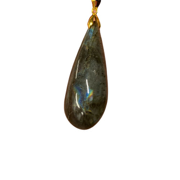 Necklace - Labradorite Teardrop $40