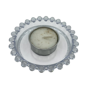 Candle Holder - Clear Tray $6