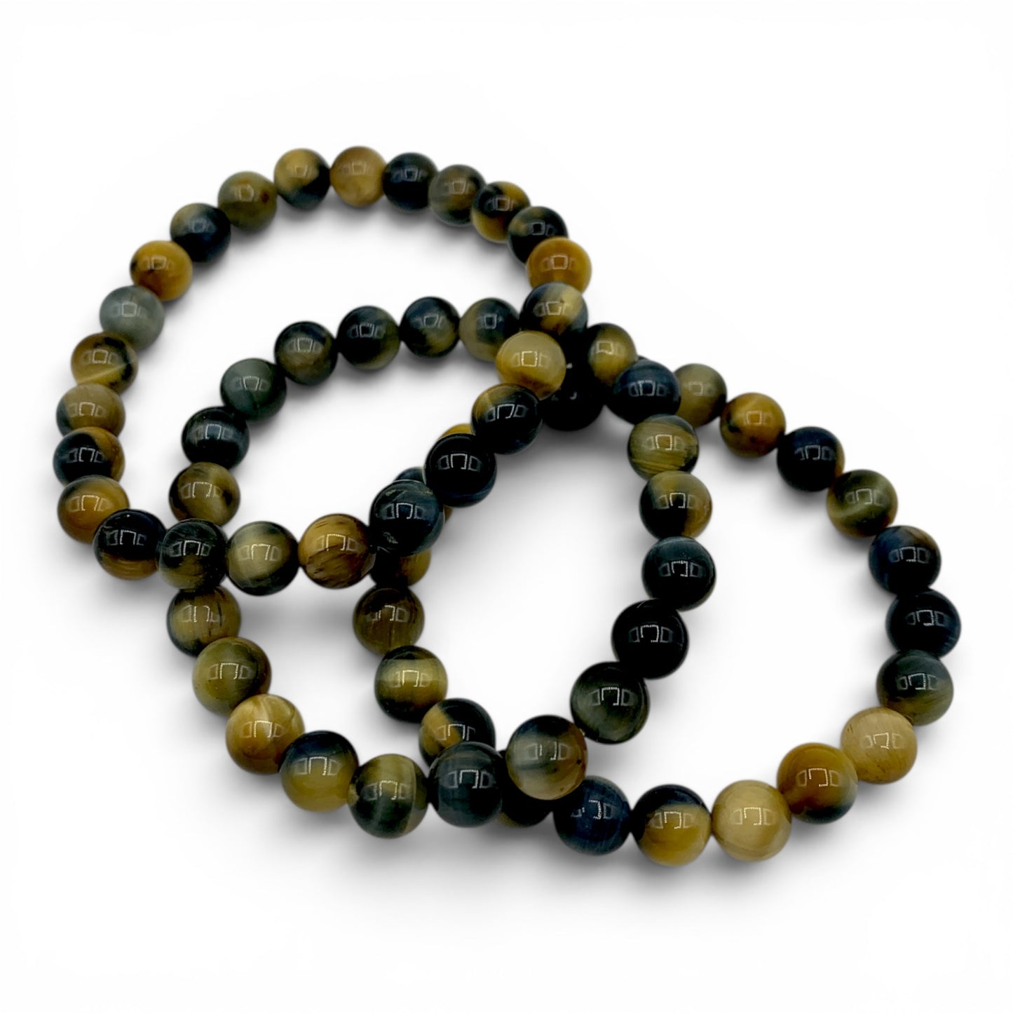 Bracelet - Tiger's Eye Blue & Gold 8mm