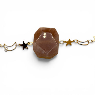 Necklace - Moonstone Earthy Celestial $40