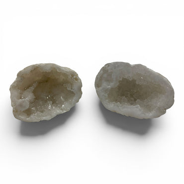 Clear Quartz Geode - Set of 2 $35