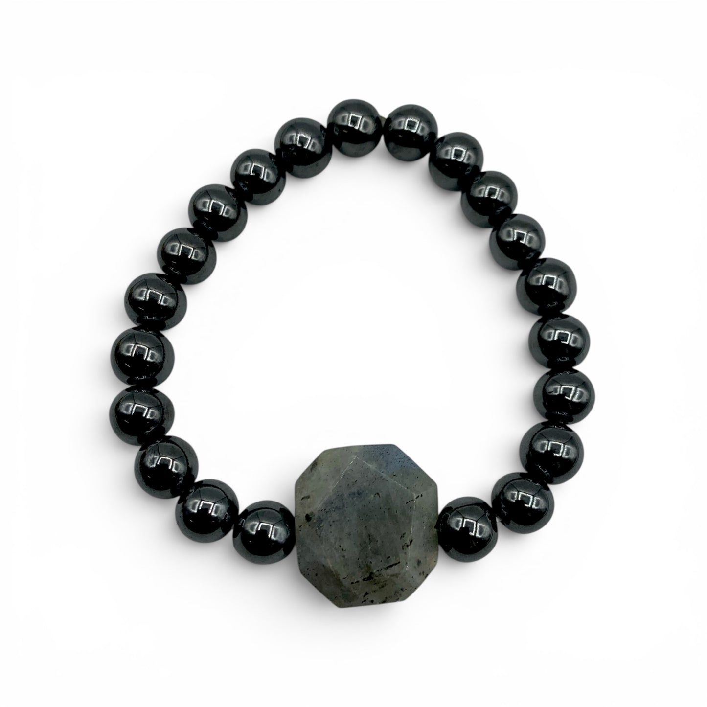 Bracelet - Hematite & Labradorite