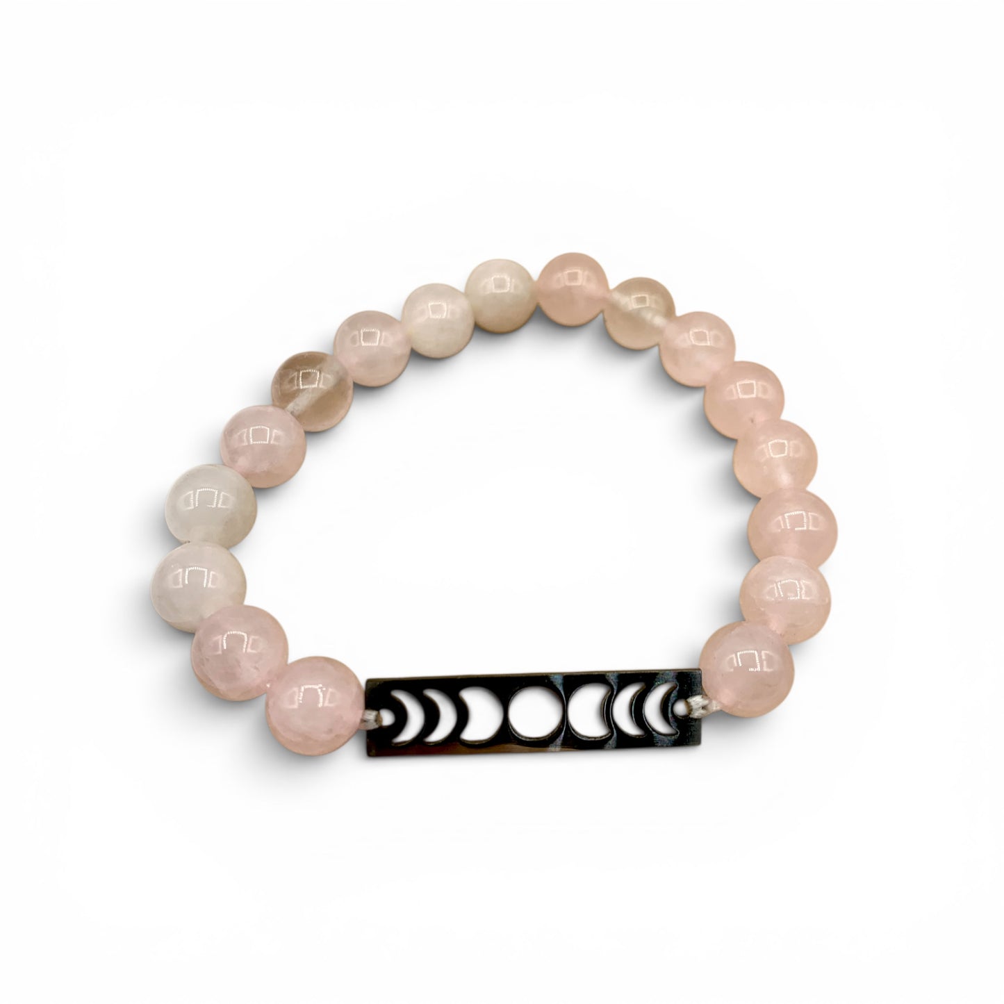 Bracelet - Rose Quartz Moon Phase Charm