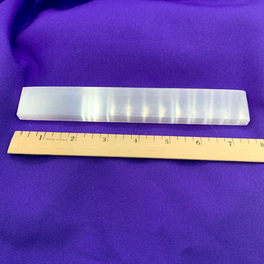 Selenite Ruler $20