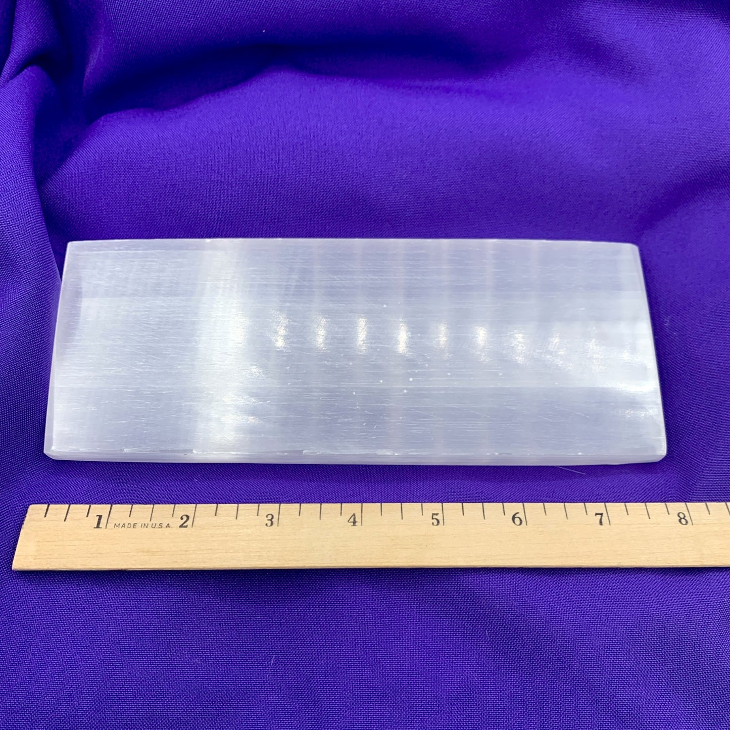 Selenite Ruler $45