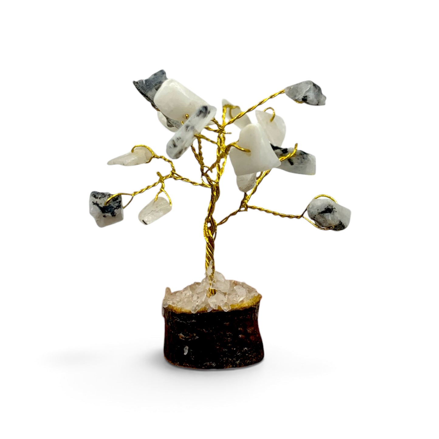 Gemstone Tree - Rainbow Moonstone Mini $18