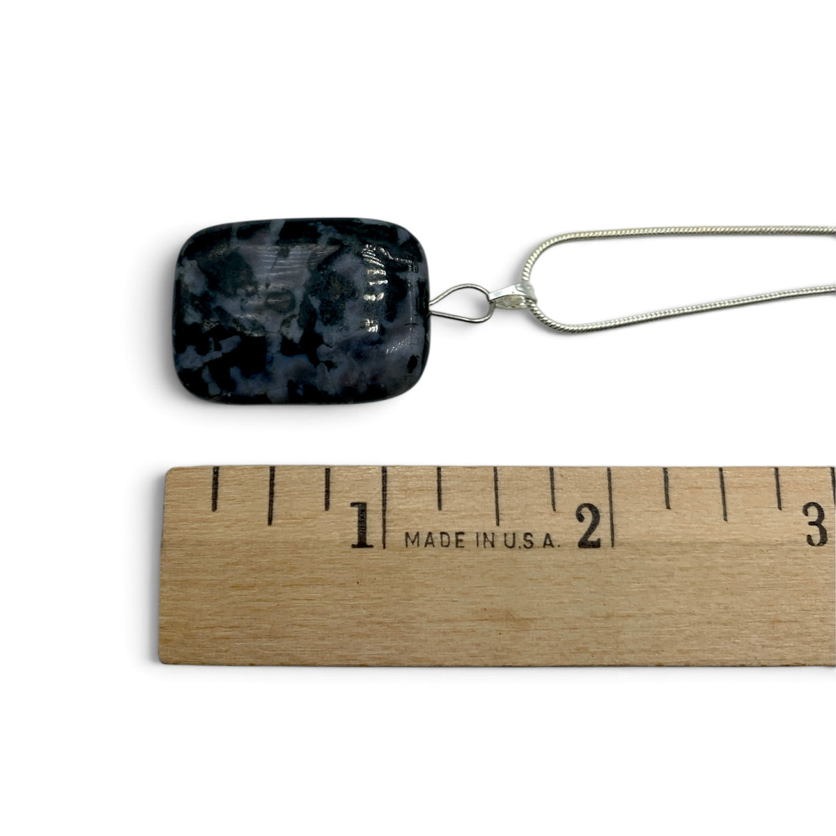 Necklace - Merlinite Rectangular $45