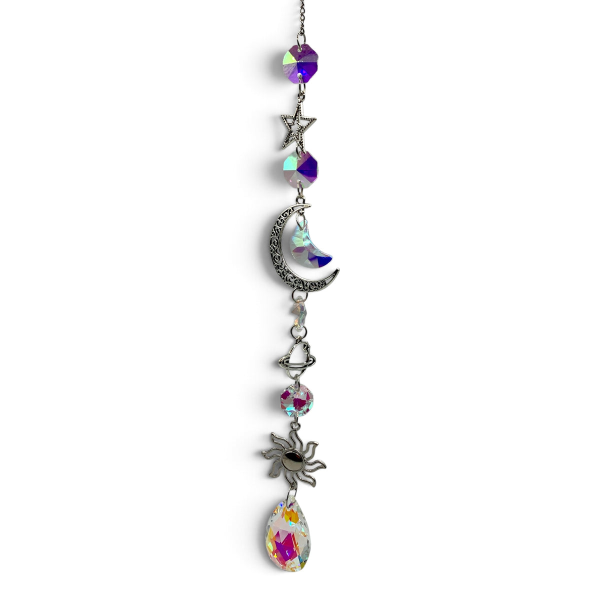 Sun Catcher - Moon & Planet Silver $25