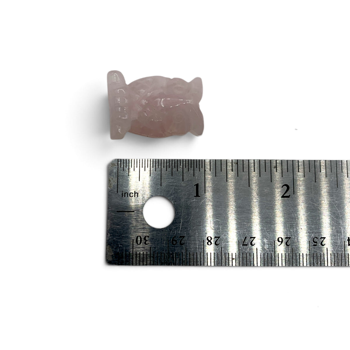 Rose Quartz Baby Owl $20