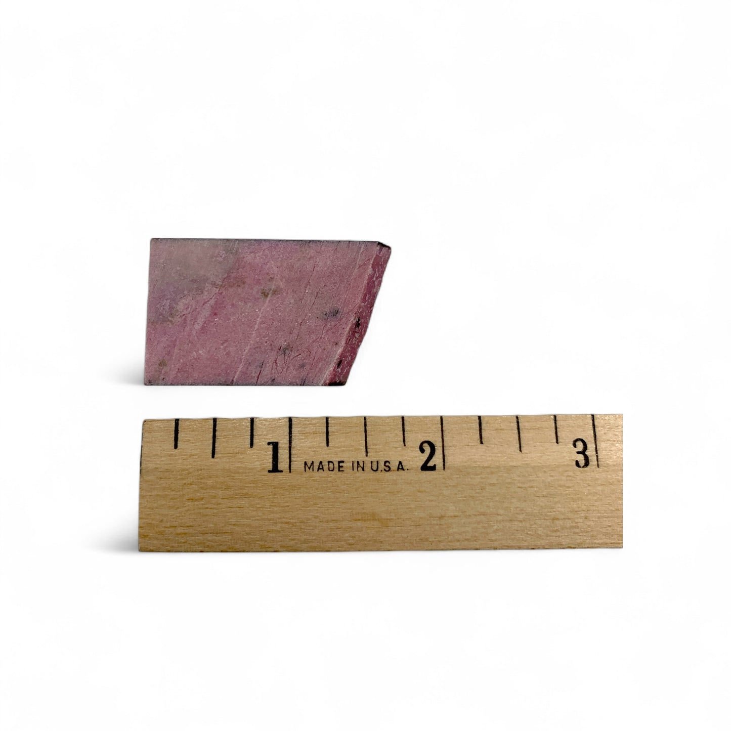 Rhodonite Raw Slice