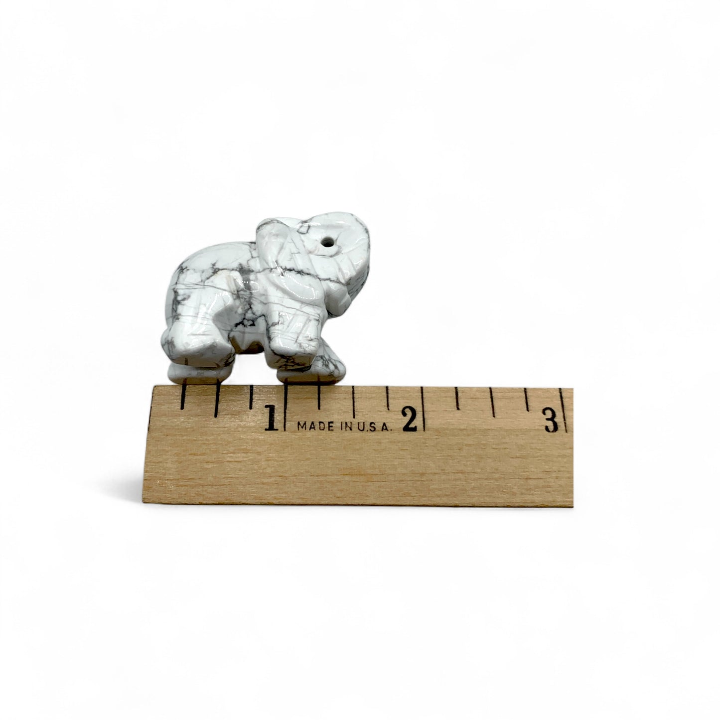 Howlite Elephant $30