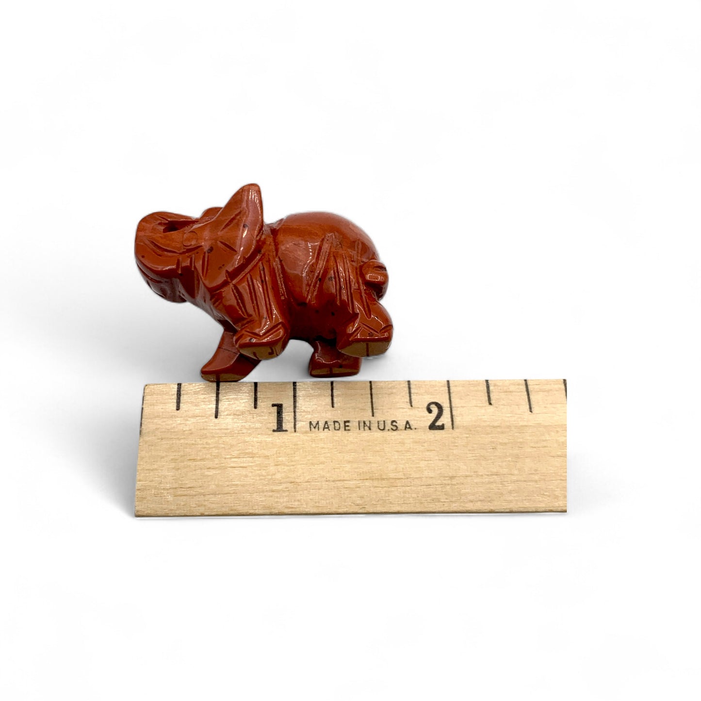 Red Jasper Elephant $30