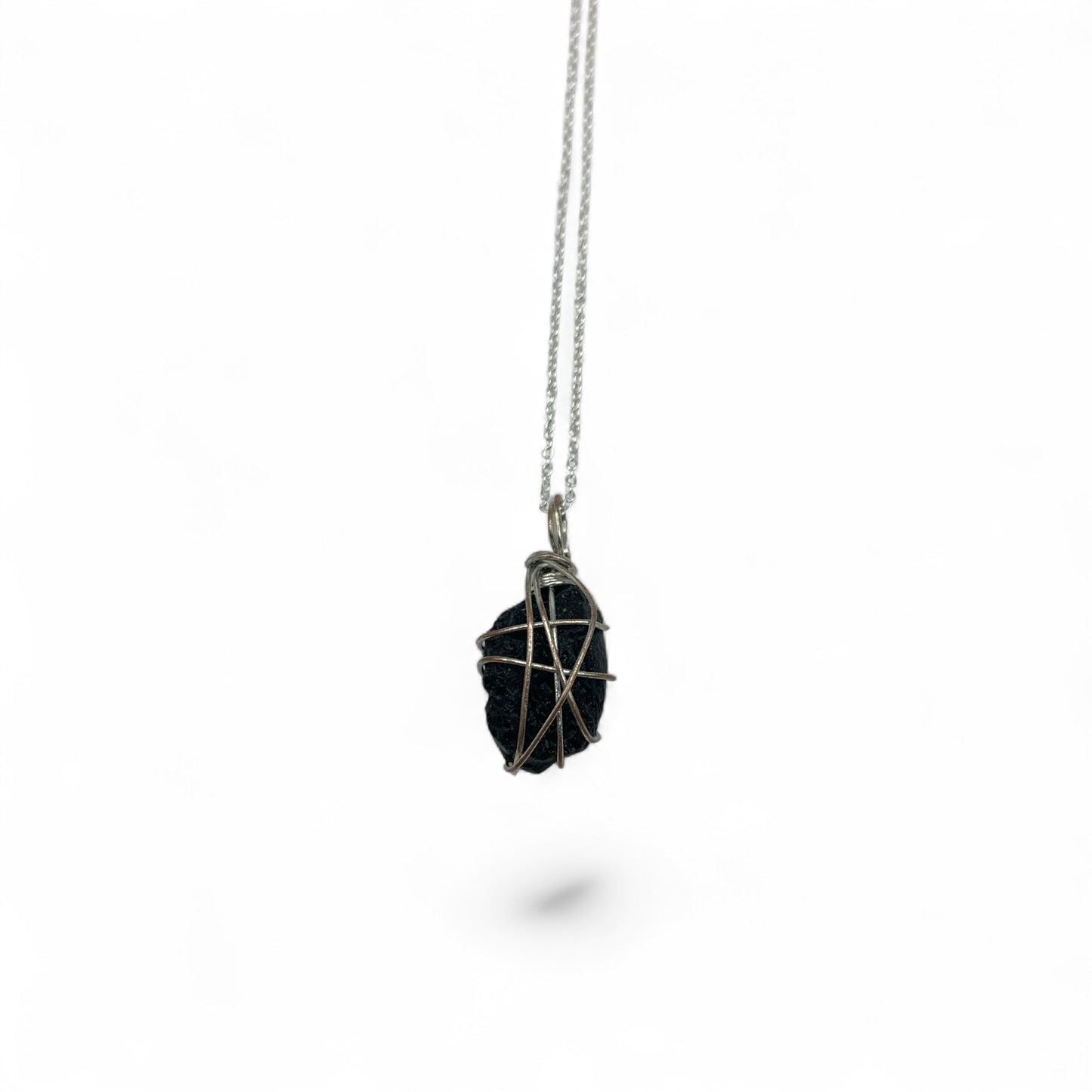 Necklace - Tektite Wire Wrapped $40