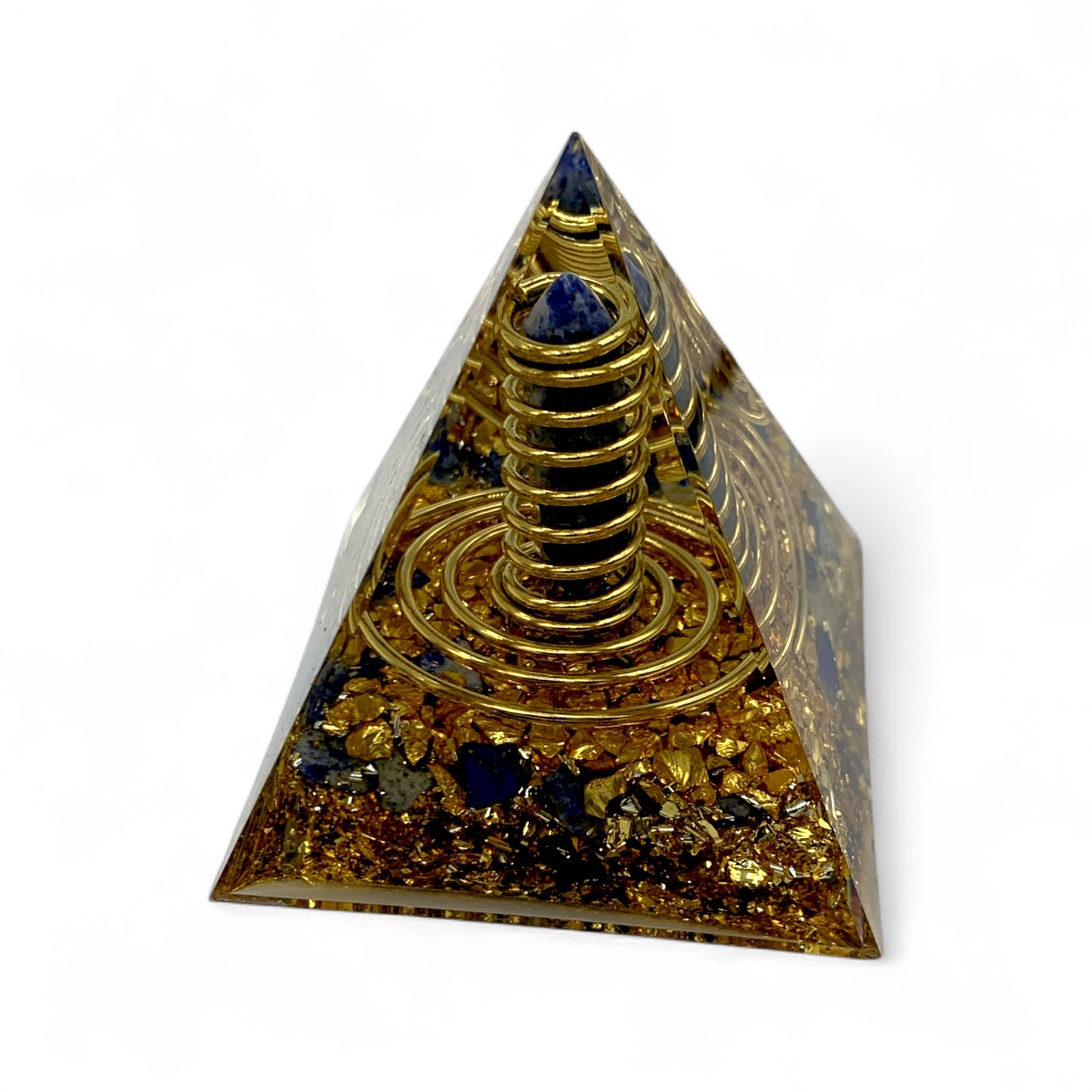 Orgonite - Lapis Lazuli Pyramid $60