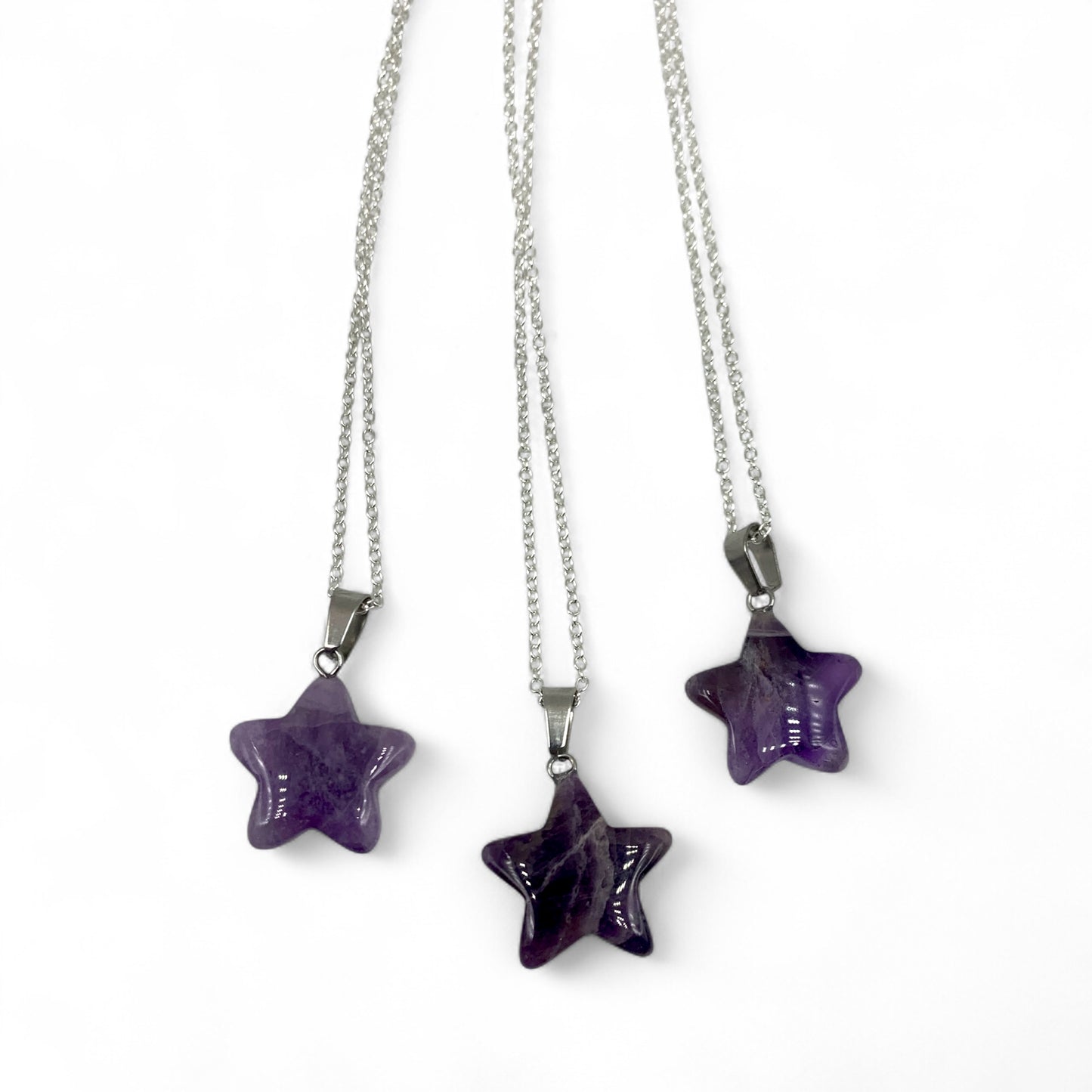 Necklace - Amethyst Star $20