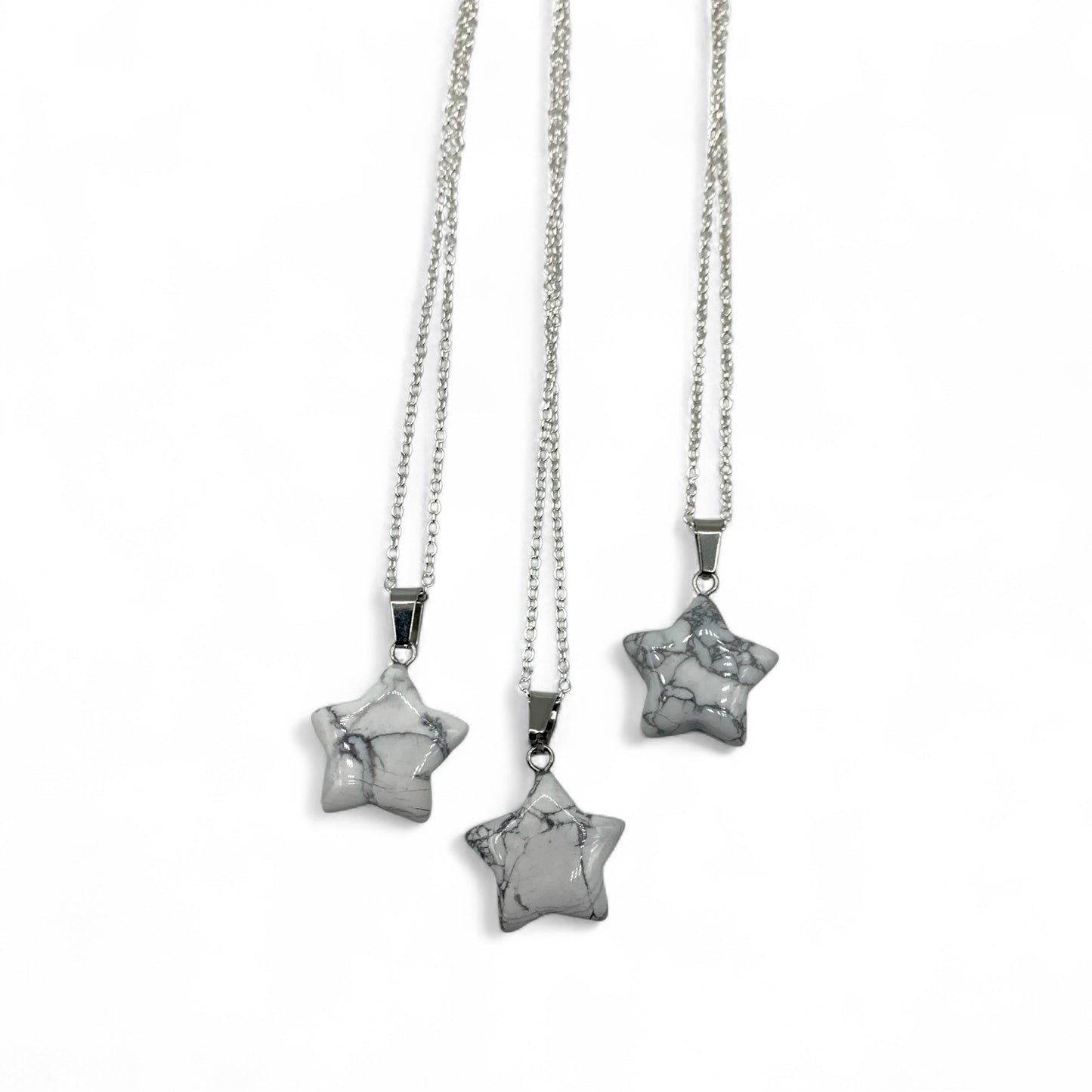 Necklace - Howlite Star $20